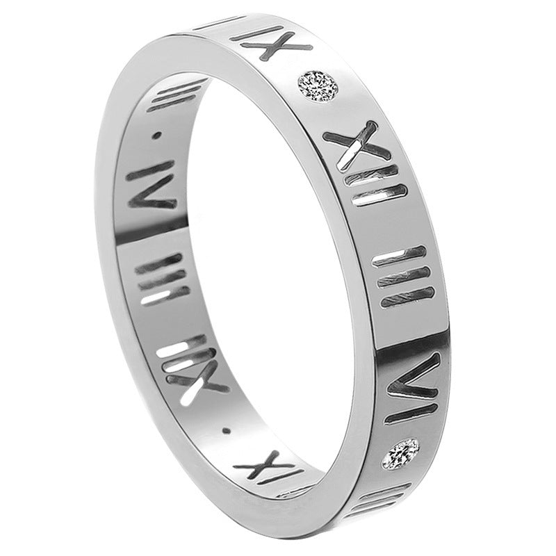 Roman & Spark Titanium Steel Ring - Shower Safe