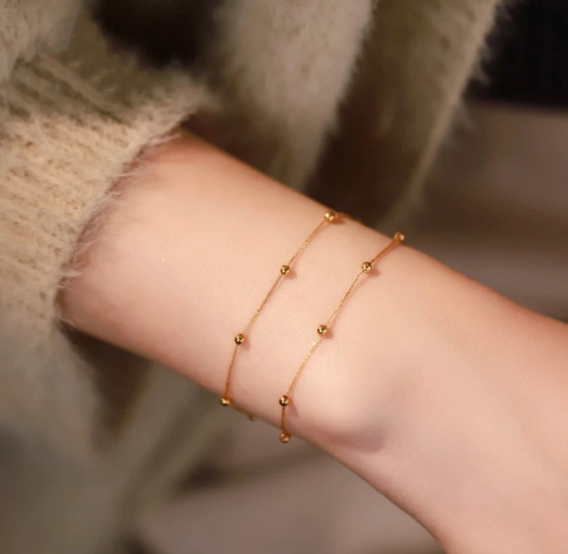 18K gold bracelet